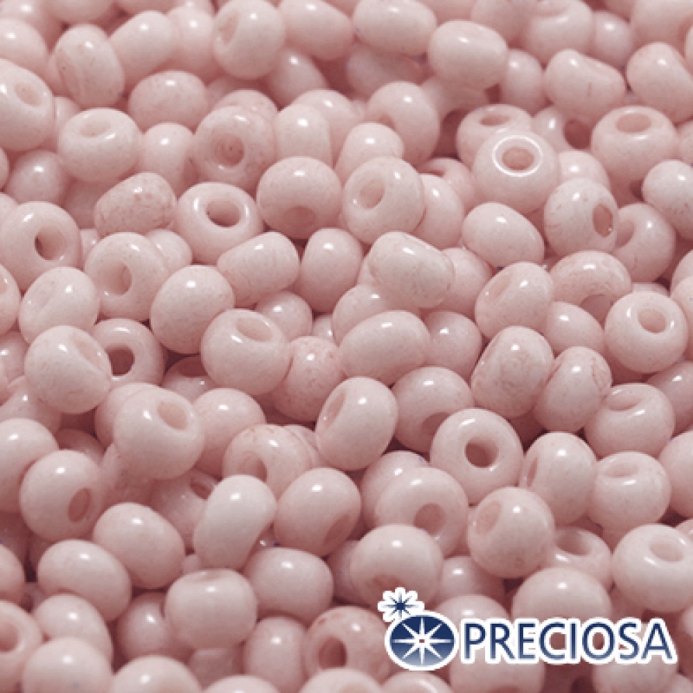 Бисер Preciosa 10/0 цв. 03194, Розовый непрозрачный керамический