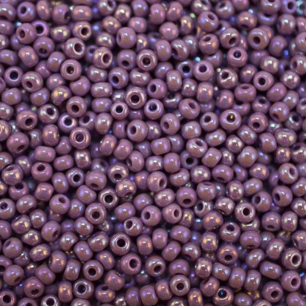 Бисер Preciosa 10/0 цв. 24020, Фиолетовый радужный