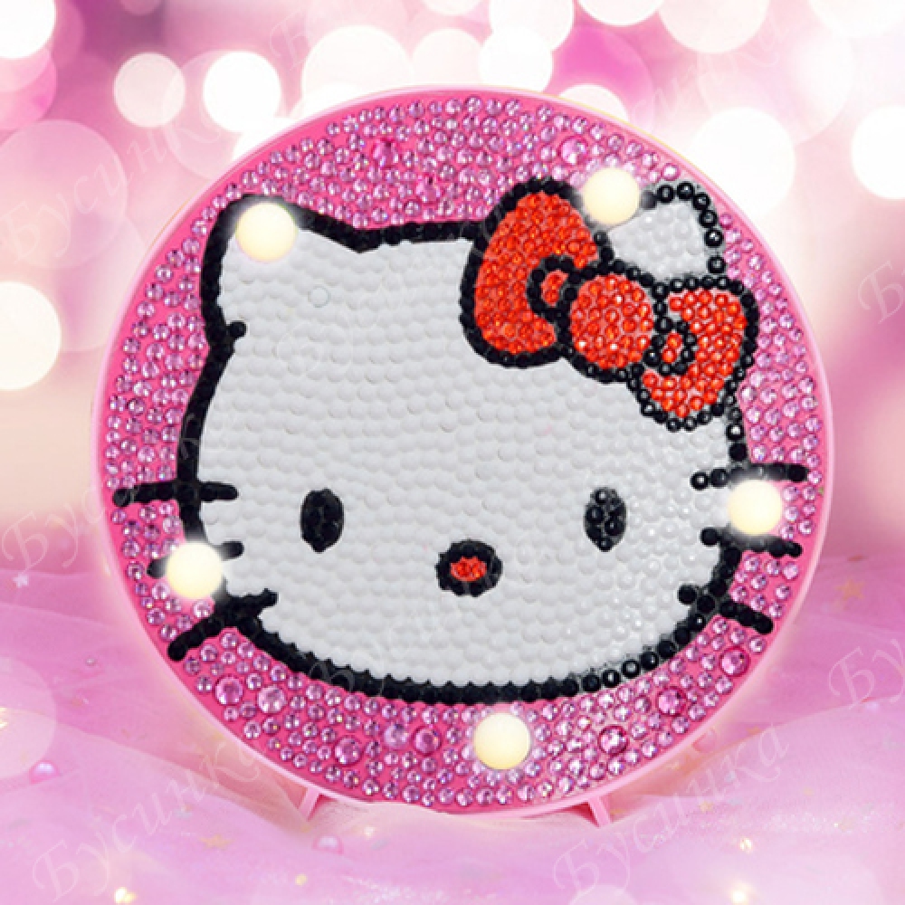 Набор-ночник для детского творчества, Hello Kitty, 15х15см.
