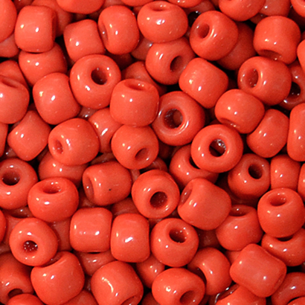 Бисер Китай 10/0 Керамика - Opague Colours Красный 045